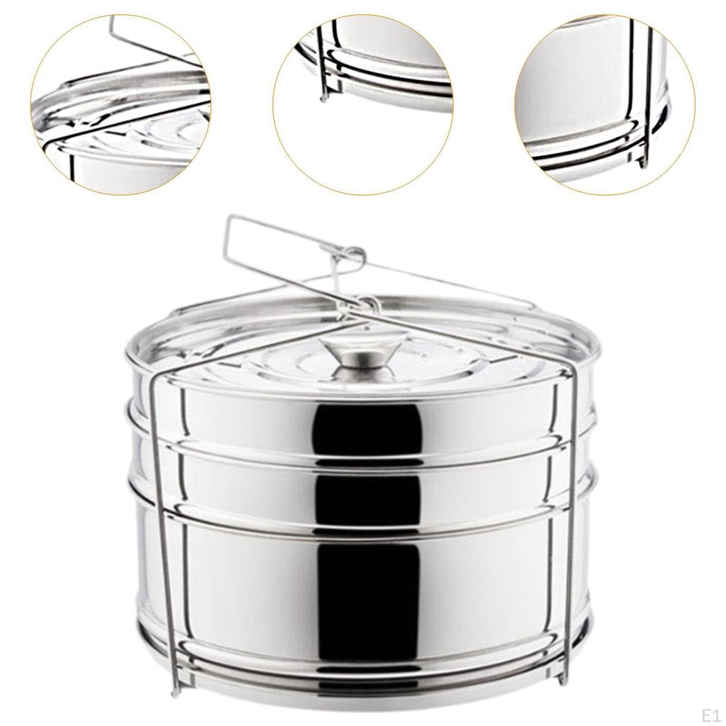 Stainless Steel Lunch Box Set for Outdoor Dining