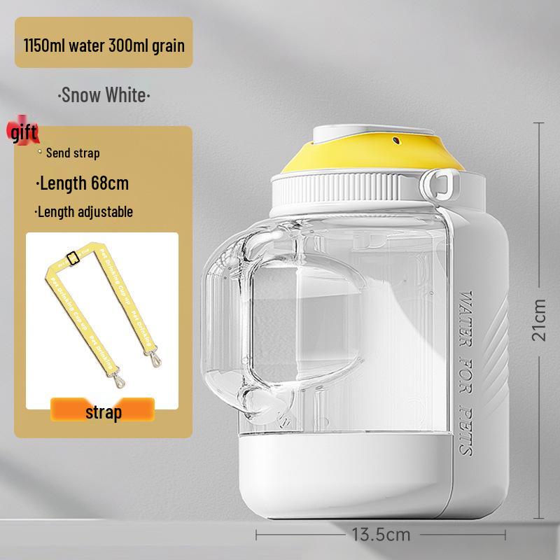 Portable Dog Water Dispenser Cup: Outdoor Drinking Water Bottle for Pets