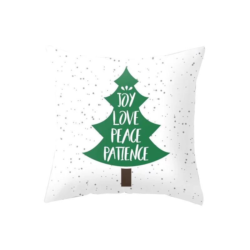 New Style, Personalized and Creative Christmas Tree Polyester Pillow Case, European and American Fashionable and Simple Home Sofa Bay Window