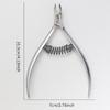 Strumento Pedicure Manicure Portatile Tagliacuticole Cutter Cuticole Unghie Pinzette Cuticole Acciaio Inossidabile Taglia Cuticole Morte