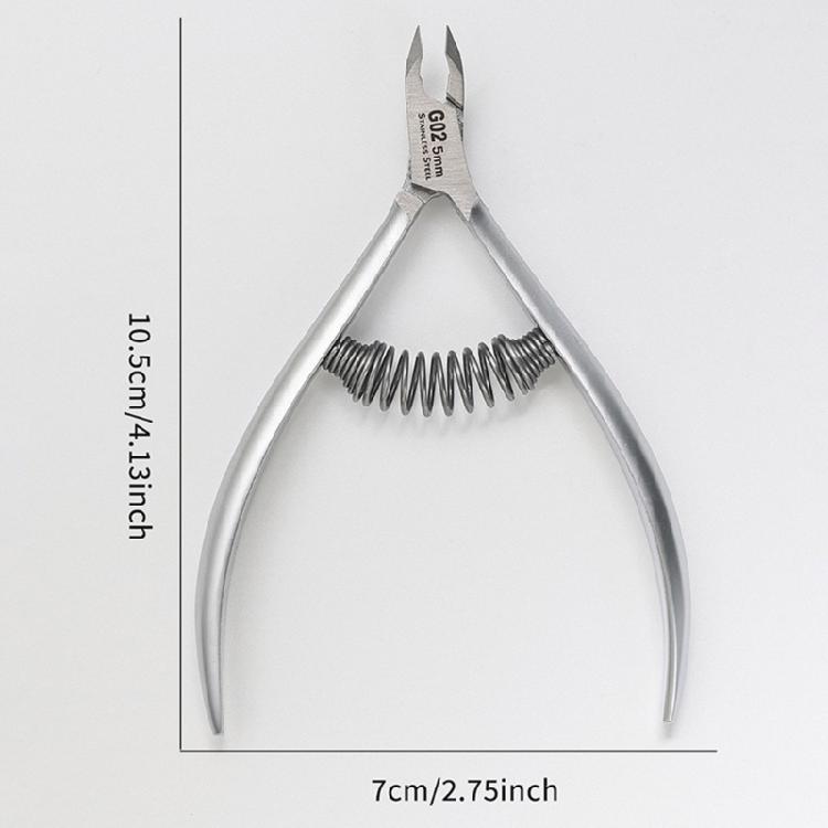 Strumento Pedicure Manicure Portatile Tagliacuticole Cutter Cuticole Unghie Pinzette Cuticole Acciaio Inossidabile Taglia Cuticole Morte