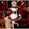 Costume Cosplay Honkai Star Rail Completo da Donna, Elegante Abito Multicolore da Personaggio del Gioco per Halloween Comic-Con Role-Play