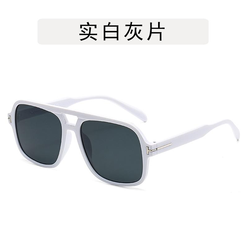 European American Style Sunglasses Women Pilot Shape Double Bridge Women's Glasses Vintage Stylish Men Sunglass