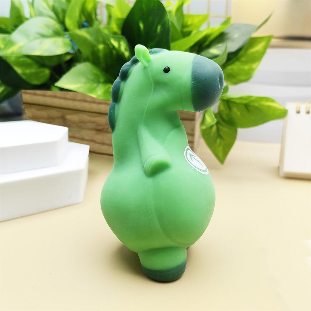 Creative Green Horse Toy New And Unique Venting Donkey Stretching Deformation Decompressiation Decompression Animal Creative Toy