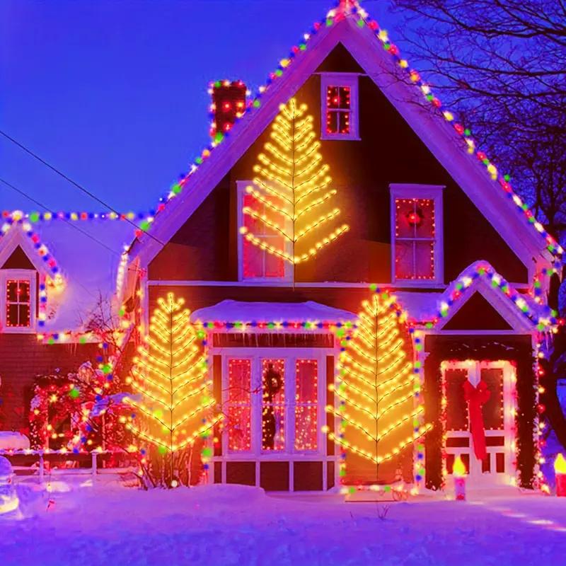 120 LED Christmas Branch Light 1.5M/5FT USB Rattan Tree 8 Modes DIY for Home Living Room Party Thanksgiving Christmas Decor