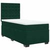 Maison Exclusive - Sommier à lattes de lit et matelas Vert foncé 80x200 cm Velours
