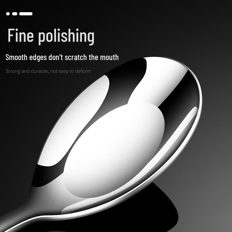 Thickened 304 Stainless Steel Long Handle Spoon Set