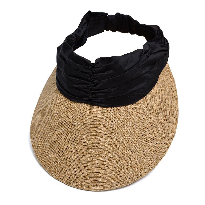Summer Outdoor Sun Hat With Wide Brim Breathable Straw For Women Beach Casual