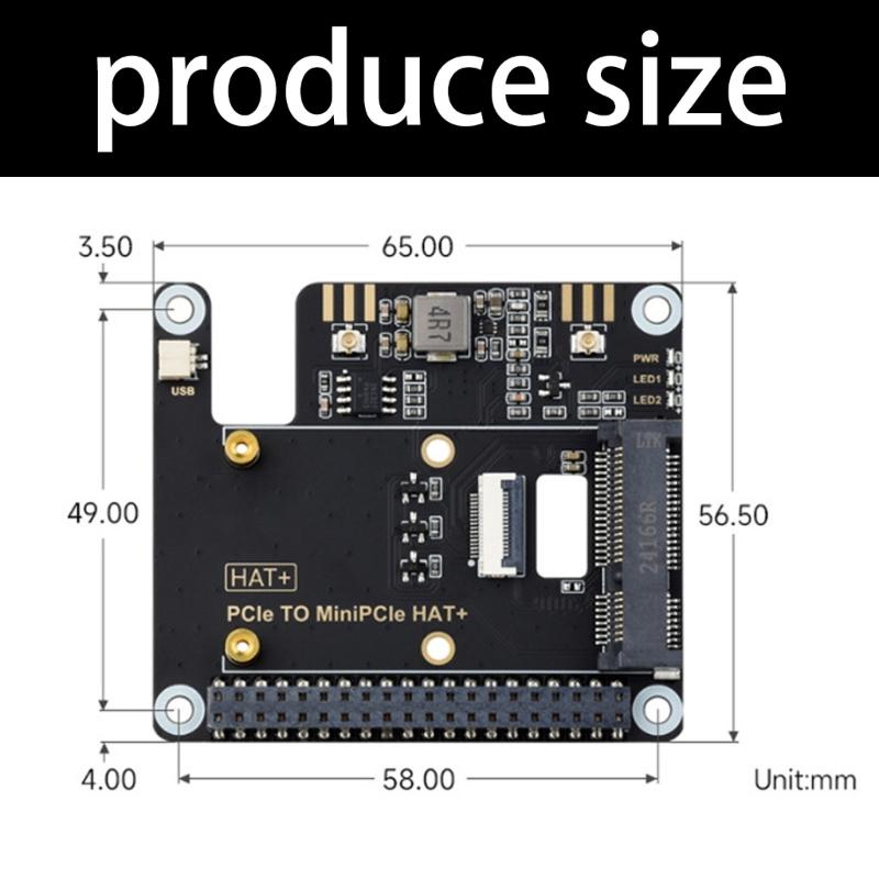 PCIe To Mini PCIe Adapter Easy Installation Wireless Card Adapter Module Expansion Board USB Bluetooth-compatible