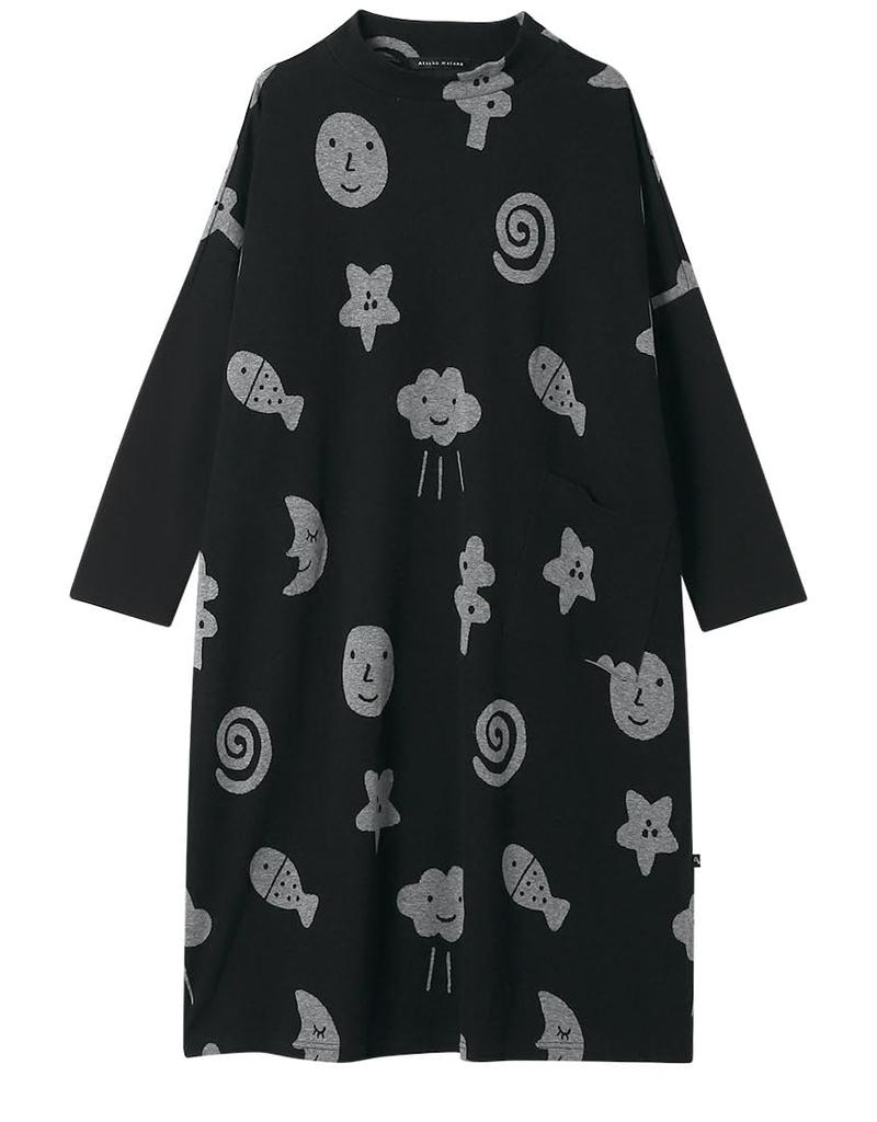 Slapp av Atsuko Matano Lang Rom Bomull Passer opp til Stor Størrelse HTX518 ATSUKO MATANO BL M [Wacoal & Sleep] Kjole, Erme, Plagg, 100% (Kropp), 3L,