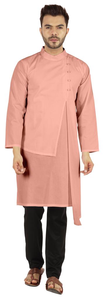 Atasi Indian Designer Kurta For Mens Party Wear Solid Color Ethnic Long