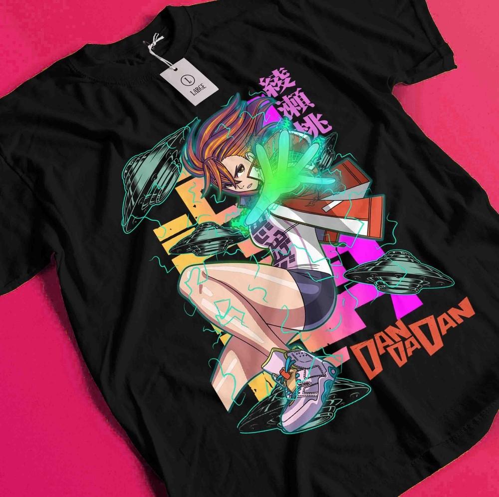 

Dan Da Dan T-Shirt Okarun Shirt Momo Ayase Tshirt Ken Tee Turbo Jin Aira Seiko BB307 M