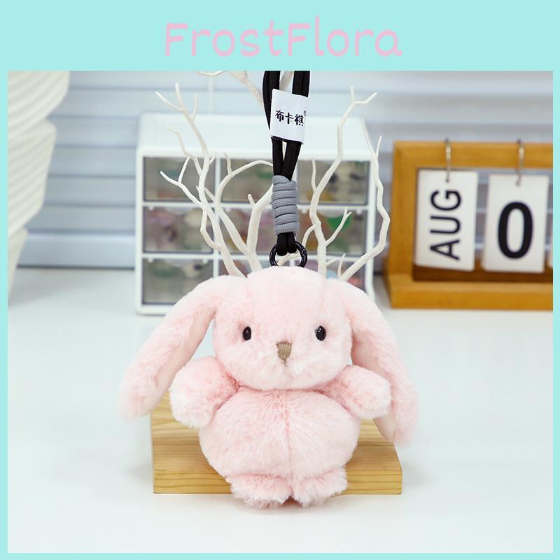 Giraffe Cute Rabbit Panda Animal Plush Keychain Toy Decoration Gift Keyrings