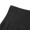 KIRSH Knit Wrap Pleated Skirt [Charcoal]
