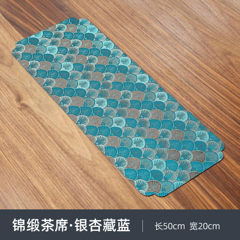 Waterproof tea banquet linen Zen fabric large tea towel table flag tea ceremony cotton and linen coffee table tablecloth tea table simple