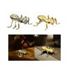Brass ANT Statue Delicate Table Centerpieces Animal Ornament Mini Figurine for Home Office Decor Boys Indoor