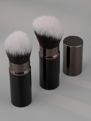 Portable Retractable Loose Powder Brush Contour Brush Mini Compact Travel Makeup Brush Multifunctional Dual Purpose Brush Set