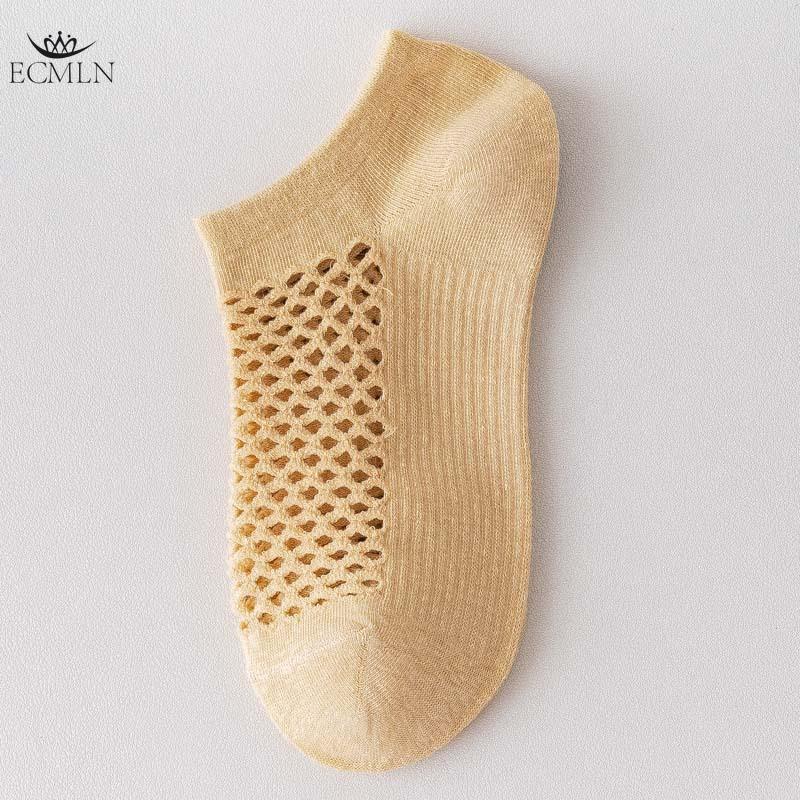 Women Mesh Breathable Hollow Out Ankle Socks Summer Multi Colors Holes Socks