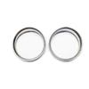 Clip On Style ABS Plastic Made Matt Silver Dashboard Dial Gauge Rings Bezel (M3 Style Design) Trim For BMW E90 E91 E92 E93 M3