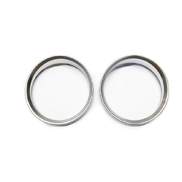 Clip On Style ABS Plastic Made Matt Silver Dashboard Dial Gauge Rings Bezel (M3 Style Design) Trim For BMW E90 E91 E92 E93 M3