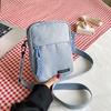 Mini Canvas Crossbody Pouch Fashion Lightweight Vertical Shoulder Bag for Women Versatile Everyday Small Square Bag