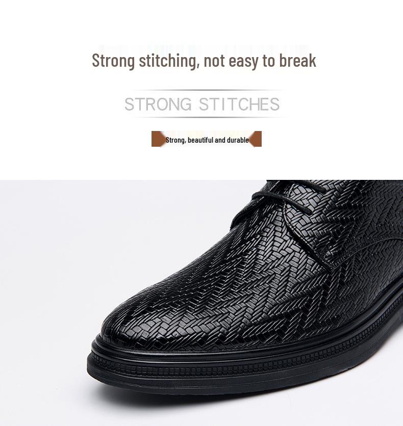Men's New Pointed Toe Leather Loafers: Formal, Casual, and Wedding Groom Shoes