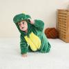 One-piece Pajamas For Children All And Winter Animal Home Clothes Children Flannel Crawling Clothes
