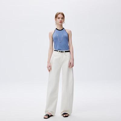 FXKL3099 High-Waist Wide-Leg Denim Jeans