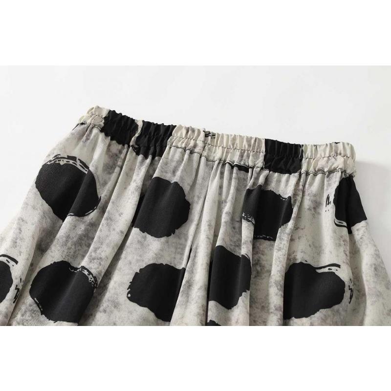 Spring and Summer Silk Cropped Pants for Women