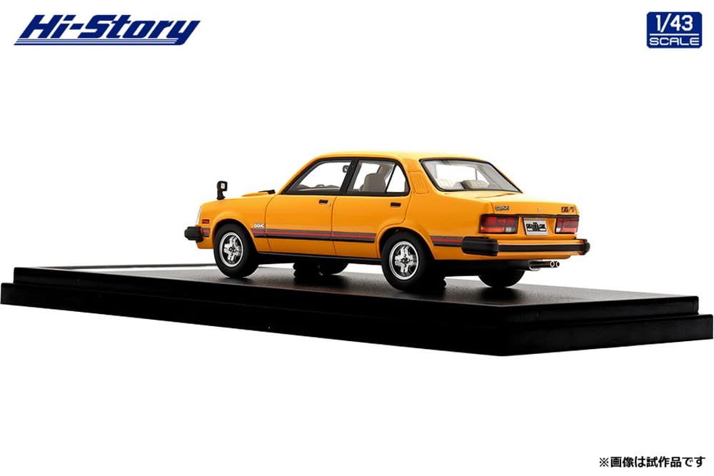 Inter Allied Hi Story ISUZU GEMINI Sedan Gelb Fertigprodukt HS472YE 1/43 ZZ/T (1981)