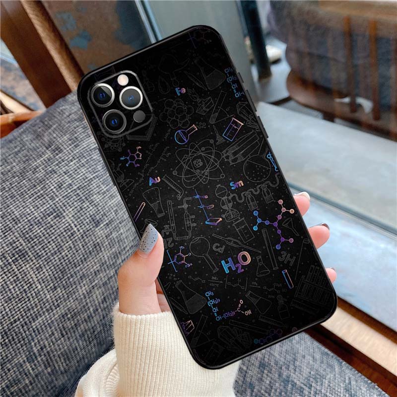 Biology and Chemistry Phone Case For iPhone 16 14 13 12 11 15 Pro Max 12 13 mini XR 15 16 Plus 16e Cover Shell