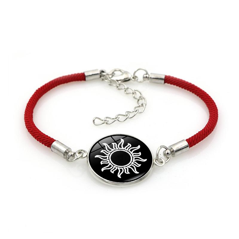 Sun Moon Lovers Glow In The Dark Braided Bracelet Couple Matching Bracelets For Students Valentine's Day Gift