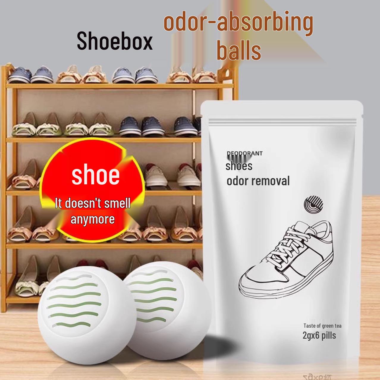 

Shoe Deodorizer Ball: Anti-Odor, Long-Lasting Aroma, Air Freshener, Aromatherapy