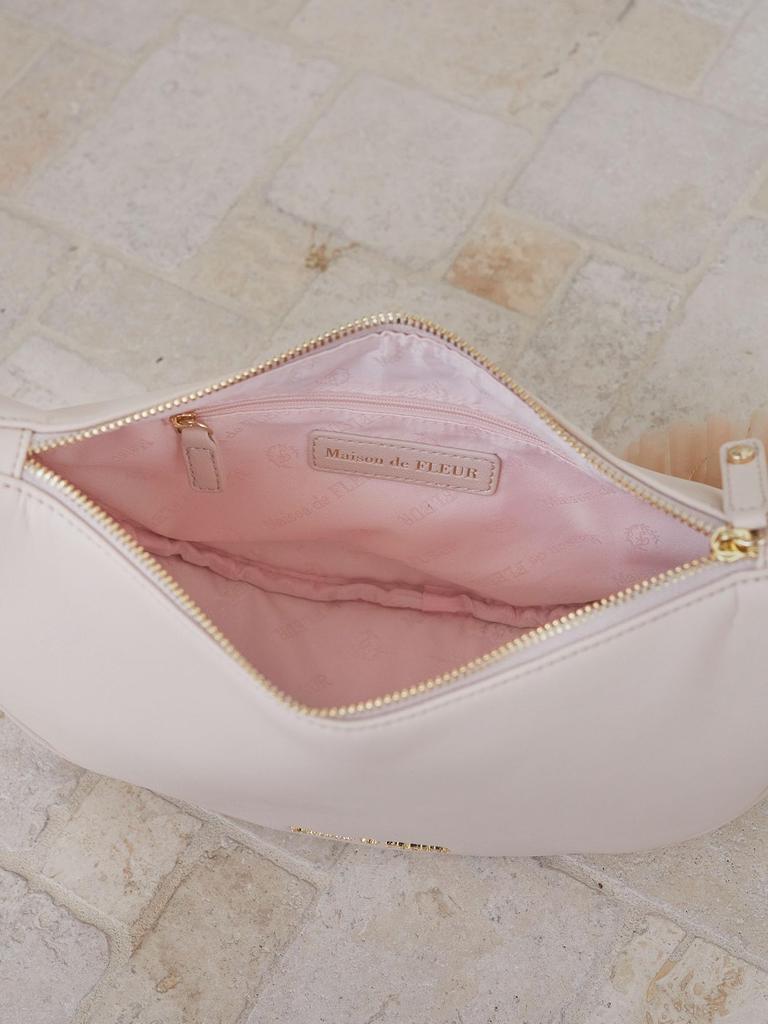 Maison De Fleur Women's Tulle Frill Shoulder Bag, Black, 8A42F0J0200