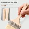 Solid Wood Handle Wool Paint Brush Set