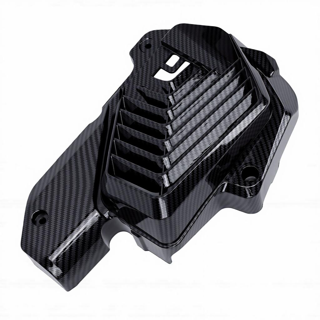 Motorcycle Water Tank Cover Protector Carbon Fiber Look Motorcycle Radiator Guard Replacement for PCX160 2021 To 2025