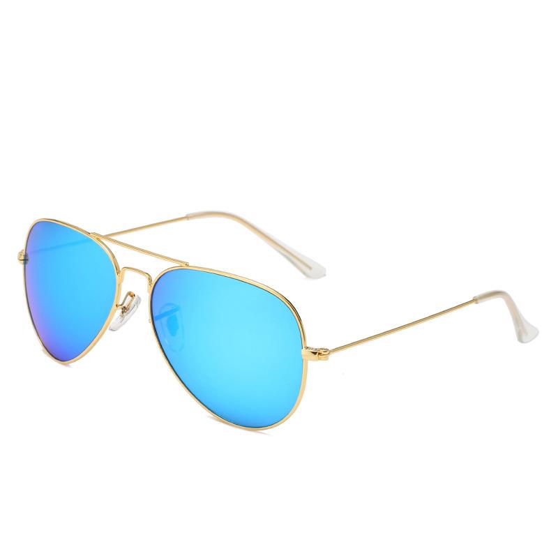 Pilot Sunglasses Tempered Glass Pieces Popular Style 3025 Women 3026 Men Driving Toad Glasses
