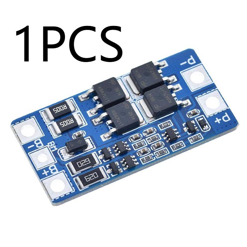 2S 10A 8.4V 7.4V 18650 Lithium Battery Protection/Lithium Iron Phosphate Board BMS PCM PCB Li-ion Lipo 2 Cell Pack Module
