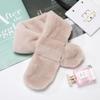 Children'S Scarf Winter Cartoon Plush Children'S Scarf Boys And Girls Warm Cross Imitation Rabbit Hair Children'S Neck