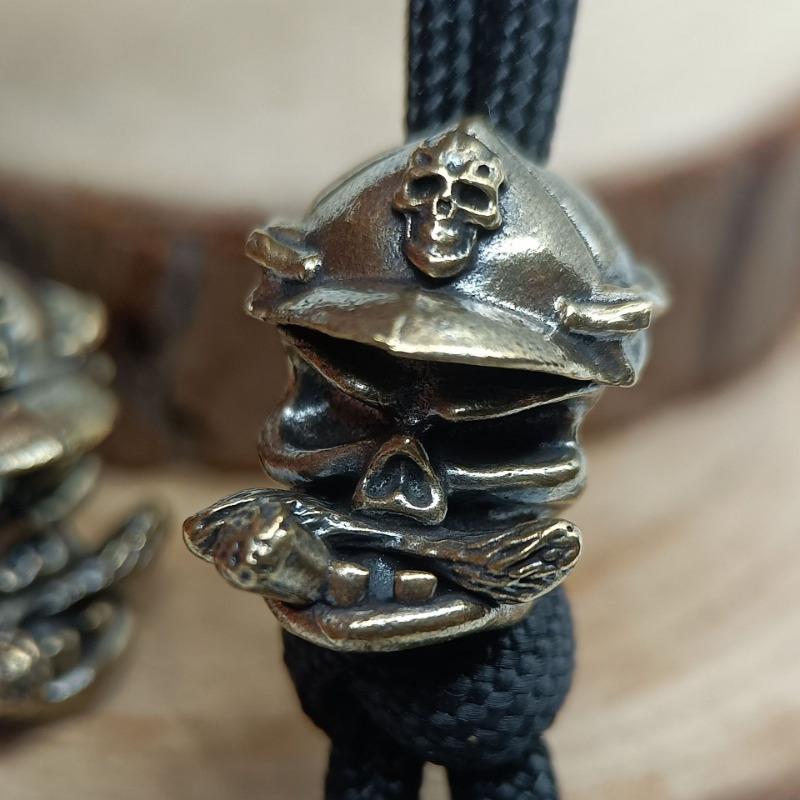 Little Old Man Brass Knife Beads DIY Woven Bracelets Lanyard Keychain Pendants Accessories Hangings Charms