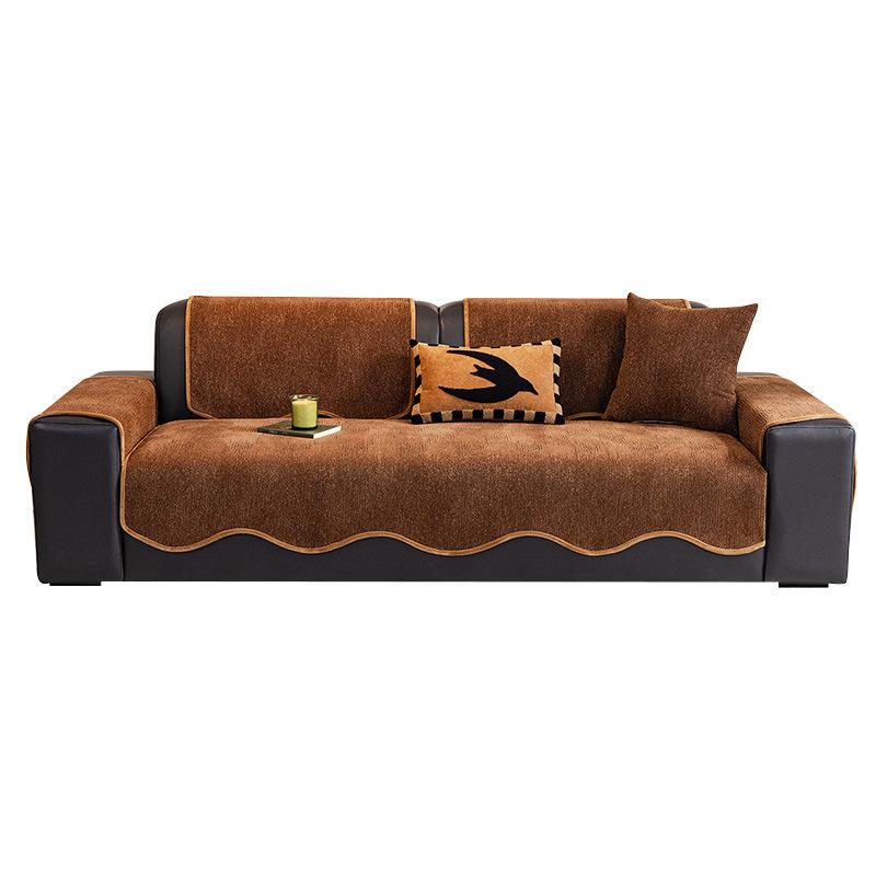 New Chenille Premium Special-Shaped Sofa Cushion, Universal In All Seasons, Dirt-Resistant Sofa Cover Cover Cloth Towel
