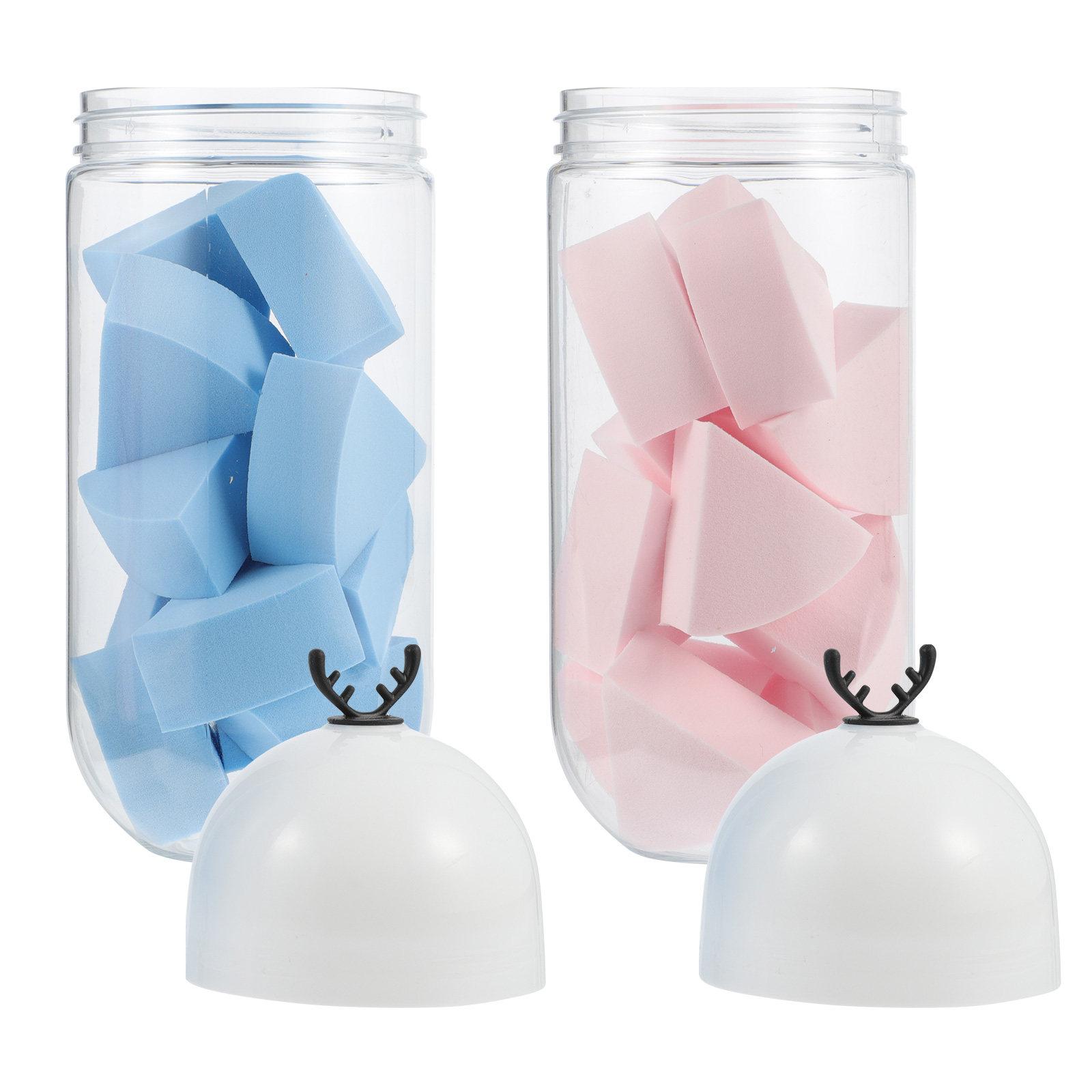 Fan-Shaped Beauty Sponges Soft High-Density Makeup Puff Dry Wet Use Foundation Liquid Cream Blender Powder