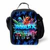 Roblox-Themed Kids Lunch Bag Elementary Students - Cartoon Oxford Shoulder With Insulated Compartment