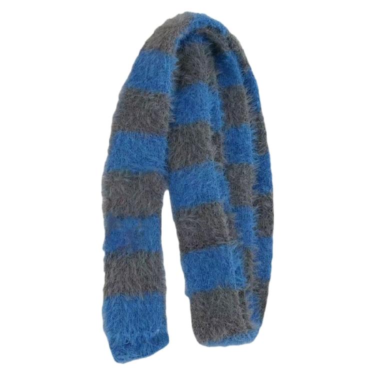 2000s Thin Scarf Harajuku Long Striped Scarf All Matching Neck Wrap Photo Neckwear