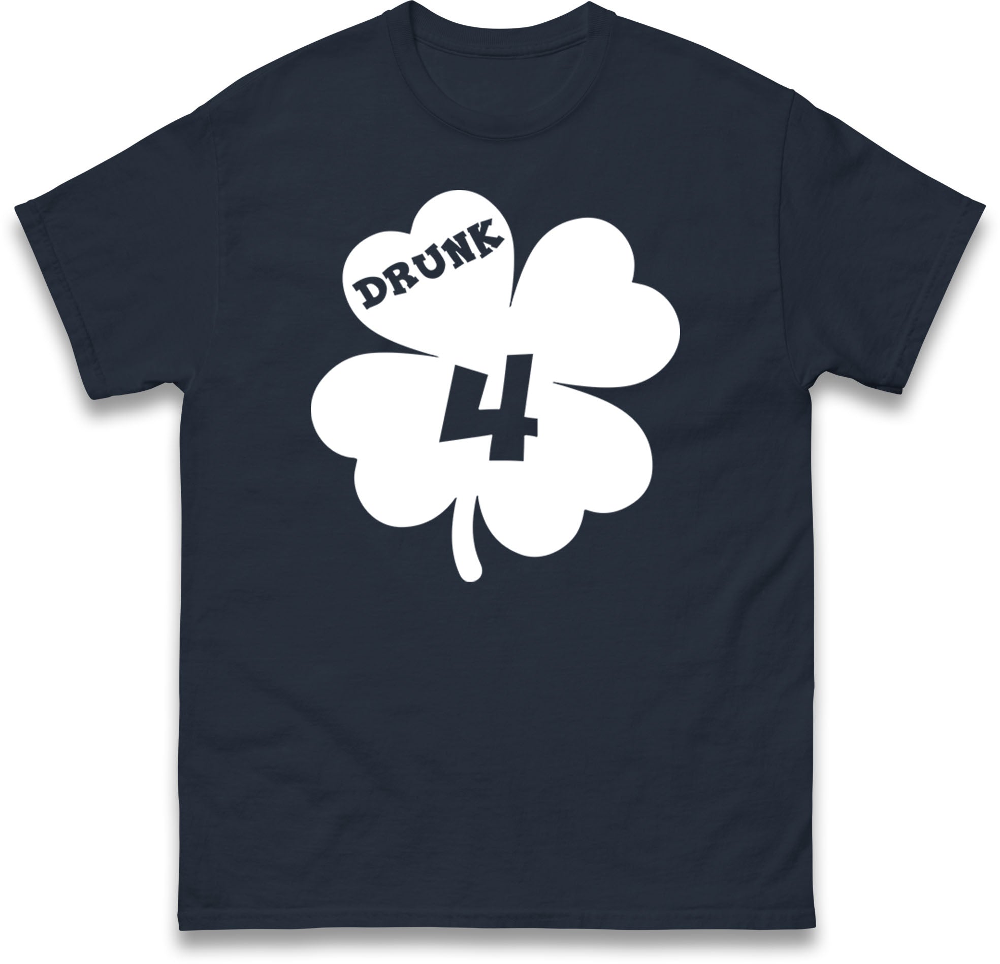Drunk 4 St Patricks Day Mens T Shirt Womens Tops Tees Beer Drinking Top XL