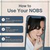 NOB Toothpaste Tablets - Nano Hydroxyapatite, Fluoride-Free, Eco-Friendly, and Travel-Friendly - Remineralized with NHA (62 Pcs/box)