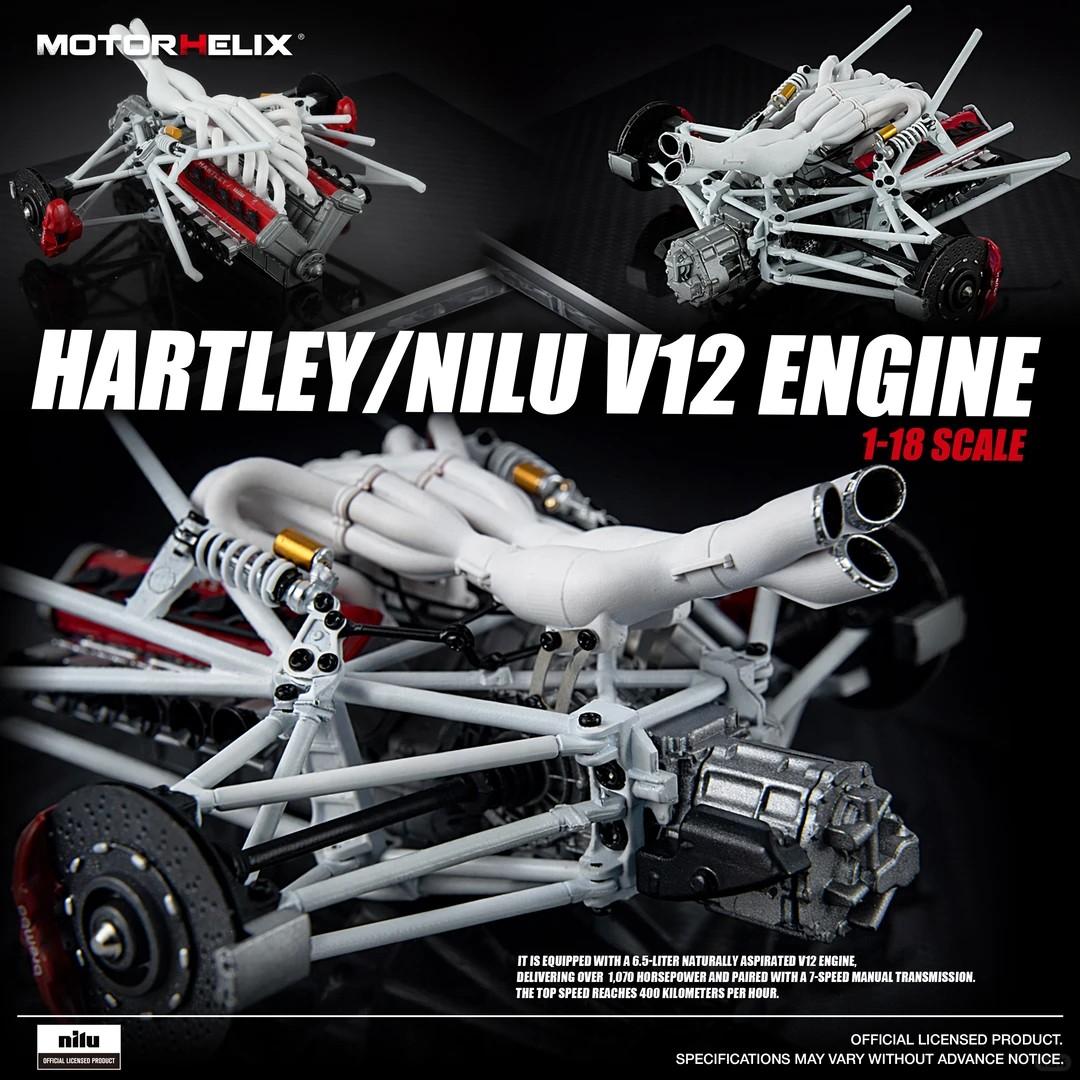 Motorhelix 1:18 Mazada R26B Rotray Martley Nilu27 V12 Motor Fertiges Modell Ausstellungsstück Limitiert 787B Autoenthusiasten Spielzeug Geschenk gray