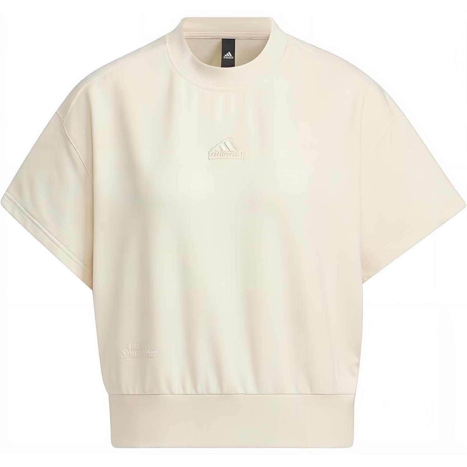 (WMNS) adidas 5 Miles Lounge T-shirt Asia Sizing  Beige  Women s IM8868 L