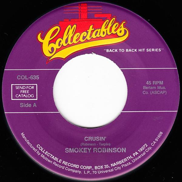 

7inch Record SMOKEY ROBINSON Cruisin Let Me Be The Clock COL635 Collectables US SoulFunk Used