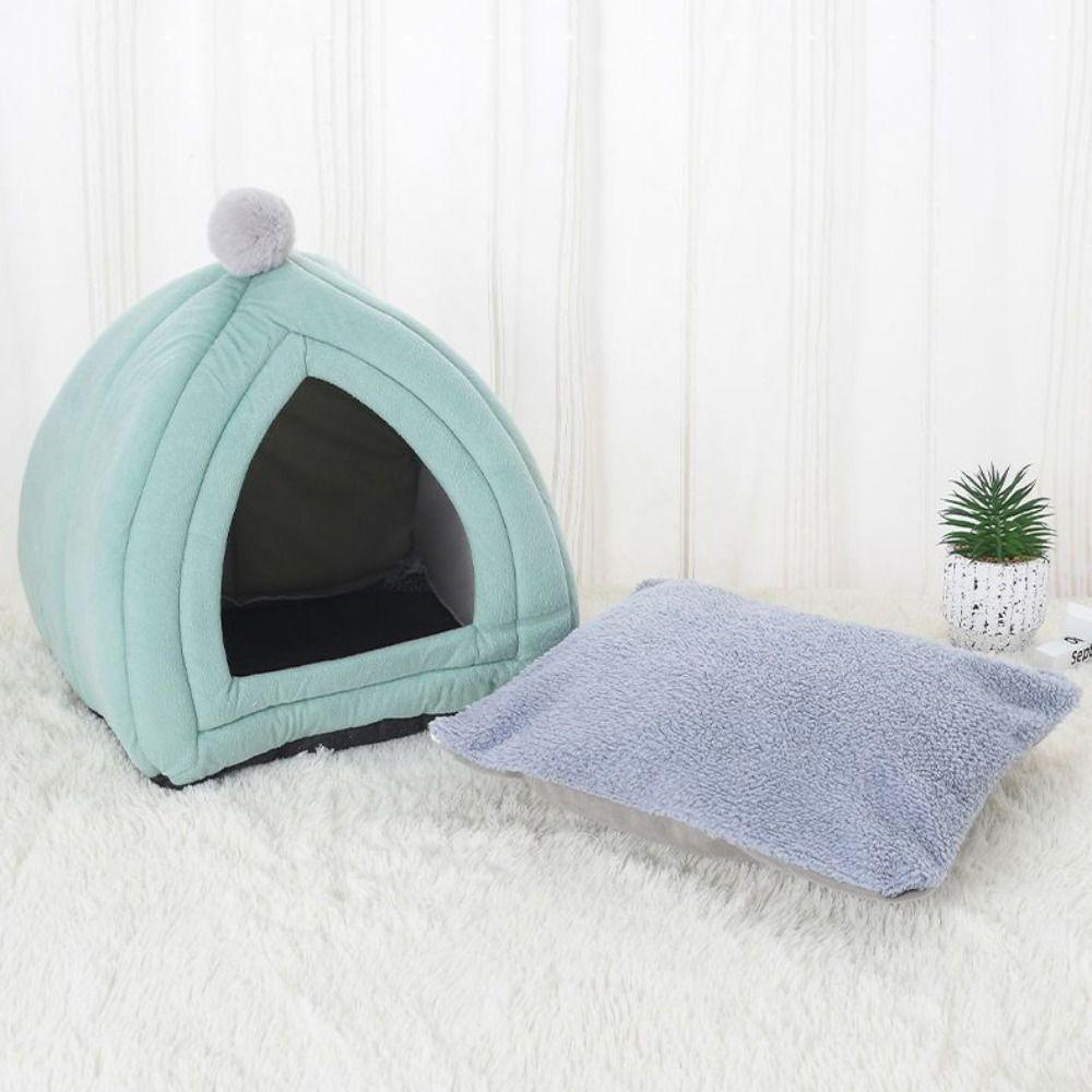 Bequeme Winter Katzenhütte Weiches Warmes Hunde Zelt Kreatives Katzen Schlafhaus Herbst